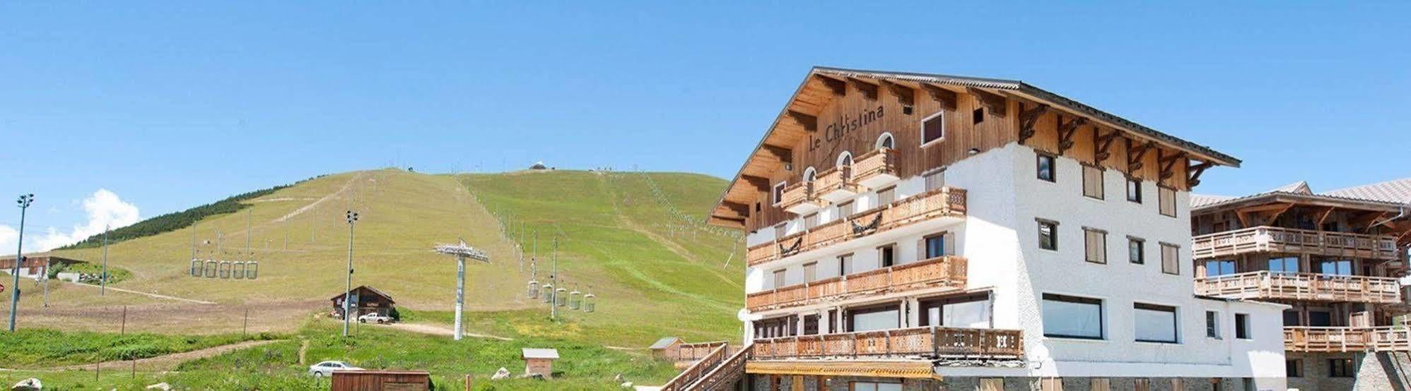 Madame Vacances Hotel Le Christina Alpe d'Huez Екстер'єр фото